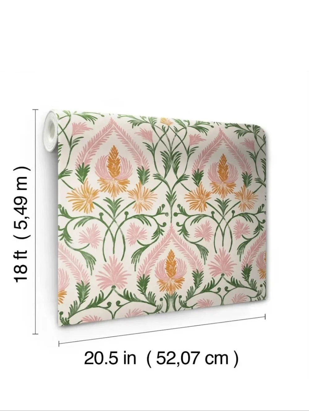 Brewster Peel and Stick 1pc Wallpaper Isle Pink